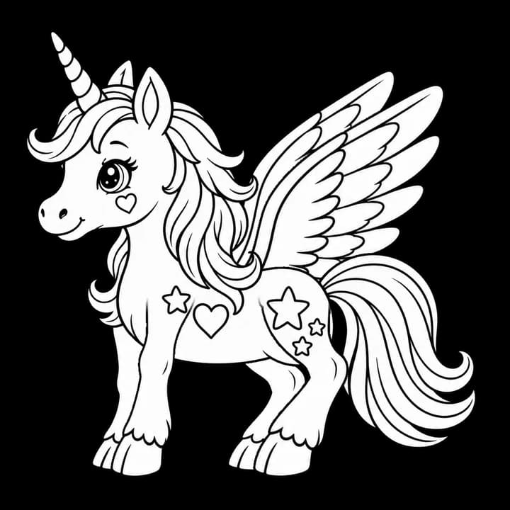 Winged unicorn