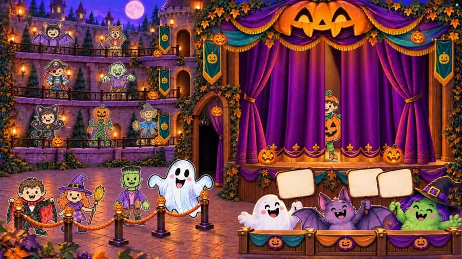 Snímek z hraní: Halloween Masquerade Theater