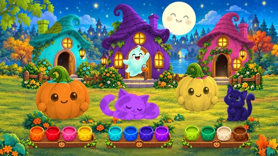 Snímek z hraní: Wake the Pumpkin Town