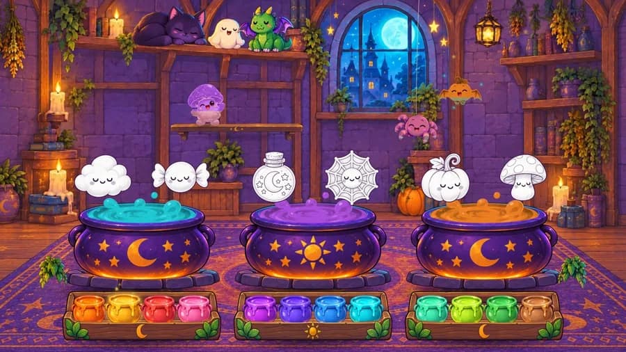 Snímek z hraní: The Friendly Witch’s Laboratory