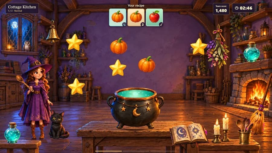Snímek z hraní: Witch Kitchen